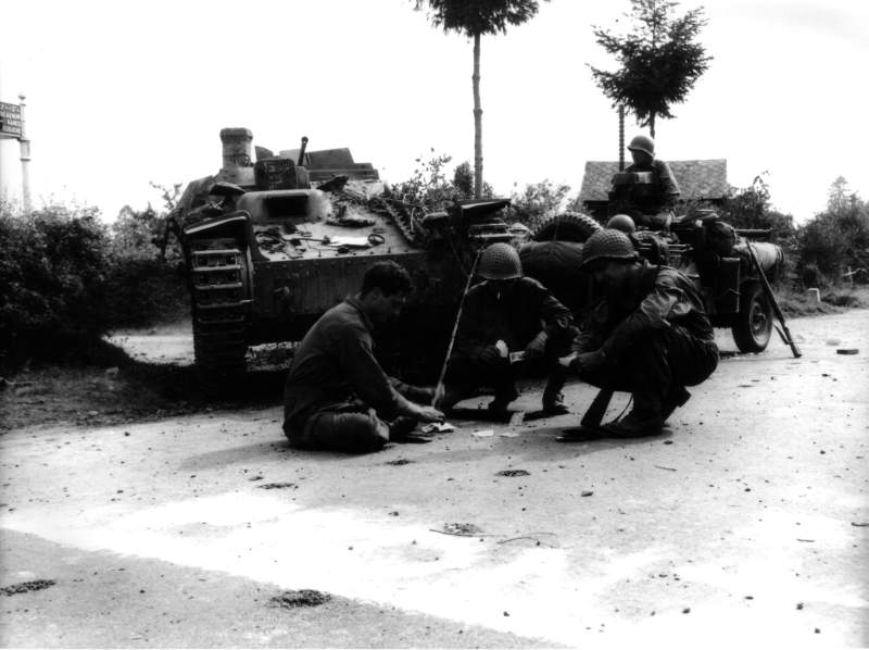 Soldats américains vers Beauvain